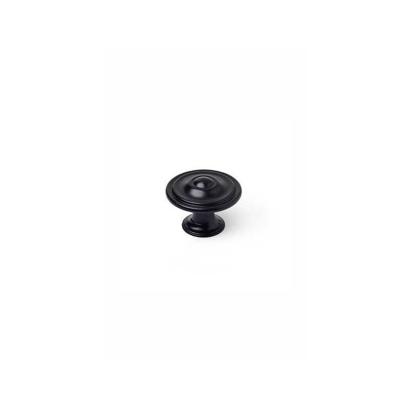  Lot de 4 boutons de meuble rond zamak peint h 26 x l 35 x p 35 mm REI - Sanifer Tamatave