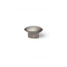  Lot de 4 boutons de meuble ovale zamak brossé h 24 x l 41 x p 19 mm REI - Sanifer Tamatave