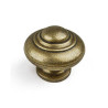  Bouton de meuble rond vieil or zamak h 26 x l 30 x p 30 mm REI - Sanifer Tamatave