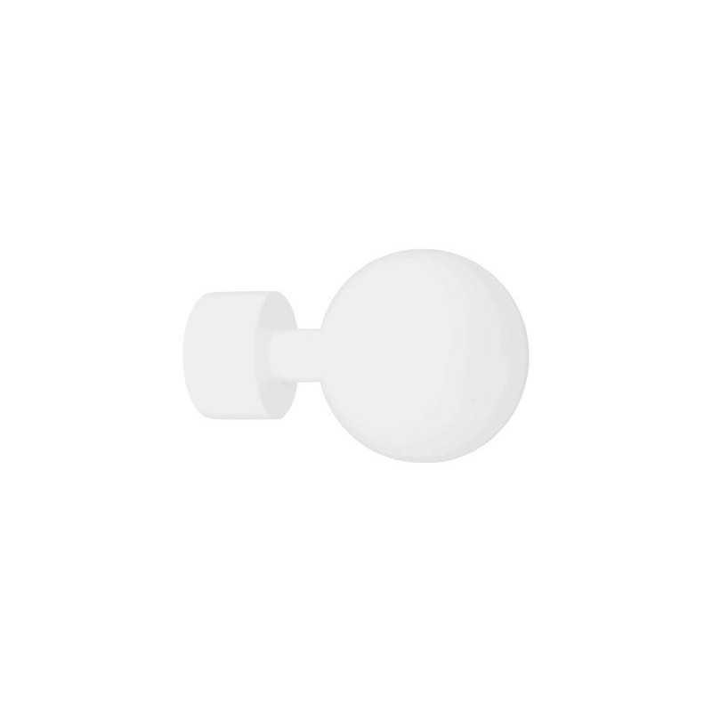  Lot de 2 embouts pour tringle à rideau blanc mat diamètre 20mm INSPIRE - Sanifer Tamatave