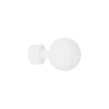  Lot de 2 embouts pour tringle à rideau blanc mat diamètre 20mm INSPIRE - Sanifer Tamatave