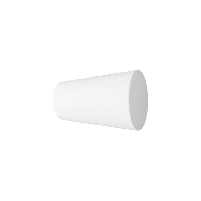  Lot de 2 embouts pour tringle à rideau blanc mat diamètre 20 mm 300cm INSPIRE - Sanifer Tamatave