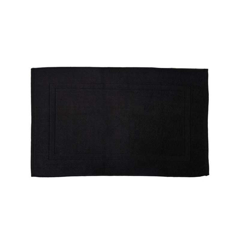  Tapis de bain l  50 x l  80 cm noir terry Sensea SENSEA - Sanifer Tamatave