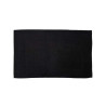  Tapis de bain l  50 x l  80 cm noir terry Sensea SENSEA - Sanifer Tamatave