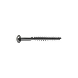 Lot de 4 vis acier tãªte 6 pans  diamètre 8 mm x l 50 mm STANDERS - Sanifer Tamatave