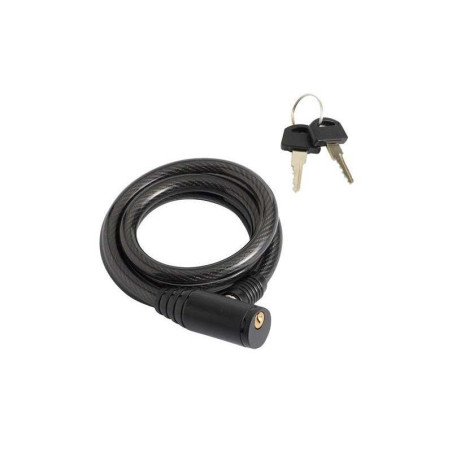  CÃ¢ble de verrouillage Ã  clÃ©, L. 1 m x diam. 3 mm Sans marque - Sanifer Tamatave