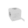  Bloc multiprise cube usb filaire 4 prises blanc 1 5m  lexman LEXMAN - Sanifer Tamatave