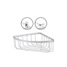  Panier angle de bain - douche à ventouse chromé esssential SENSEA - Sanifer Tamatave
