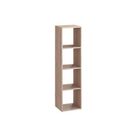  Etagère cube décoratif spaceo kub chêne h  139 3 x l  36 x p  31 cm SPACEO - Sanifer Tamatave