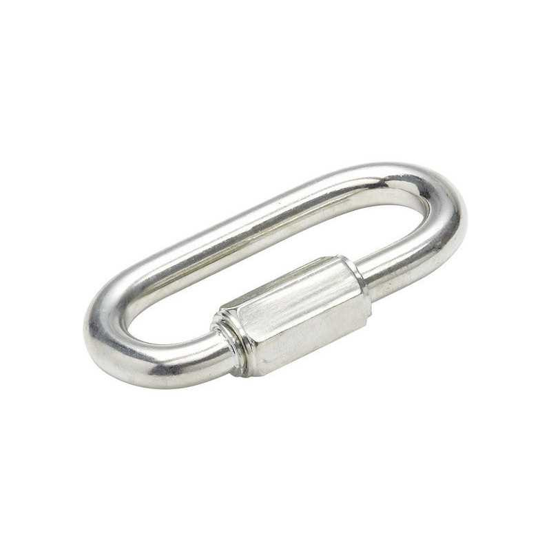  Maillon rapide acier zingué l.75 x l.33.5 x ep.8 mm Standers STANDERS - Sanifer Tamatave