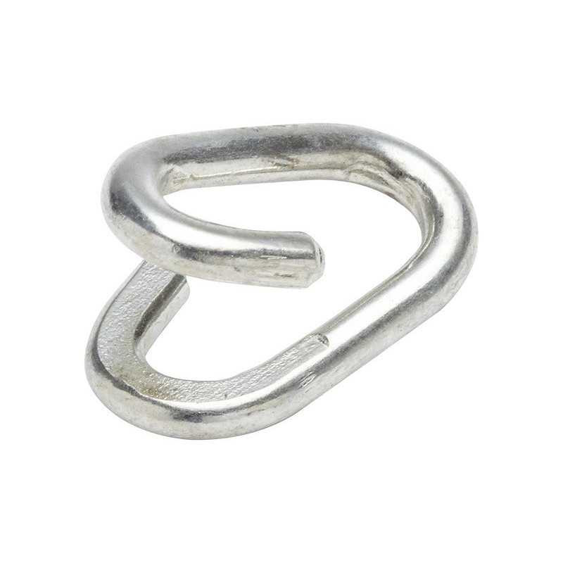 Lot de 4 mailles de jonction acier zingué l.23 x l.14 x ep.3 mm Standers STANDERS - Sanifer Tamatave