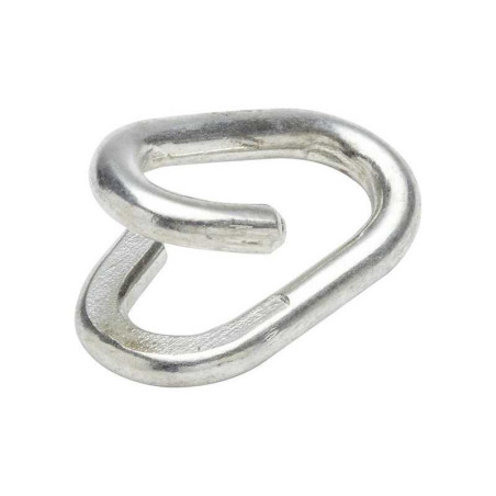  Lot de 4 mailles de jonction acier zingué l.23 x l.14 x ep.3 mm Standers STANDERS - Sanifer Tamatave