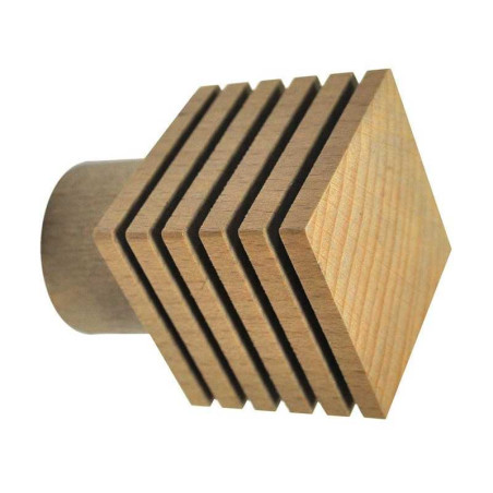  Embout carré strié design chaîneclair naturel diamètre 28 mm INSPIRE - Sanifer Tamatave