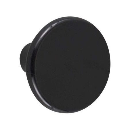  Lot de 6 boutons de meuble rond noir plastique h 27 x l 33 x p 33 mm REI - Sanifer Tamatave