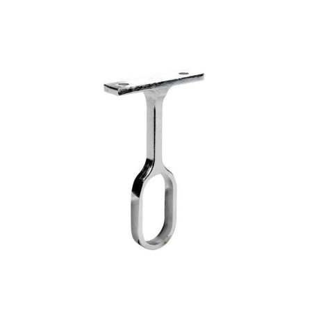  Lot de 1 support de barre de penderie d30 x 15 mm ovale chrome 45 83 m SPACEO - Sanifer Tamatave