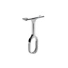  Lot de 1 support de barre de penderie d30 x 15 mm ovale chrome 45 83 m SPACEO - Sanifer Tamatave