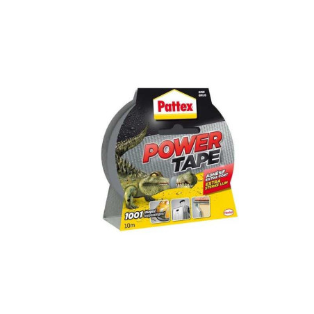  Adhésif pattex réparation toile multiusage power tape l 10 m x l 51 mm gris PATTEX - Sanifer Tamatave
