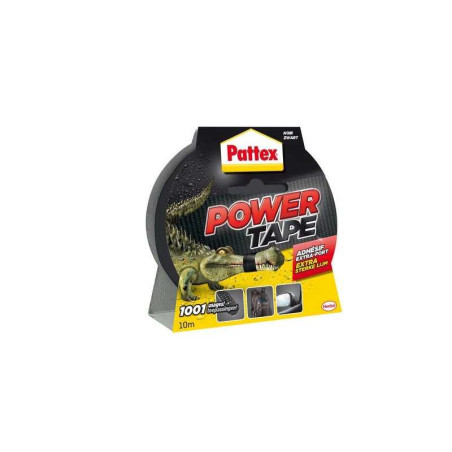  Adhésif pattex réparation toile multiusage power tape l 10 m x l 51 mm noir PATTEX - Sanifer Tamatave