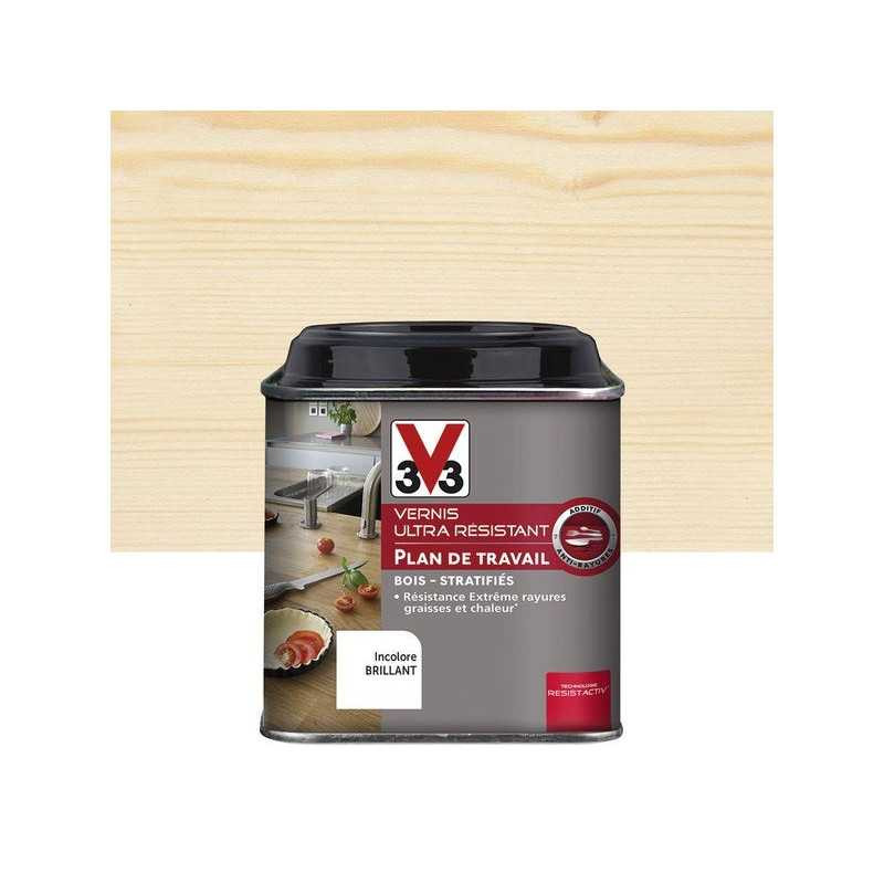 Vernis de plan de travail resist activ v33 incolore brillant 0 5l V33 - Sanifer Tamatave