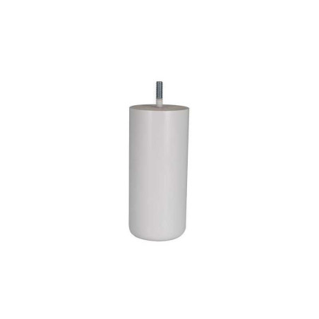  Pied de meuble cylindrique fixe hêtre laqué blanc CIME - Sanifer Tamatave