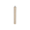  Pied de table basse cylindrique fixe hãªtre brut blanc - beige - naturels 36 cm CIME - Sanifer Tamatave