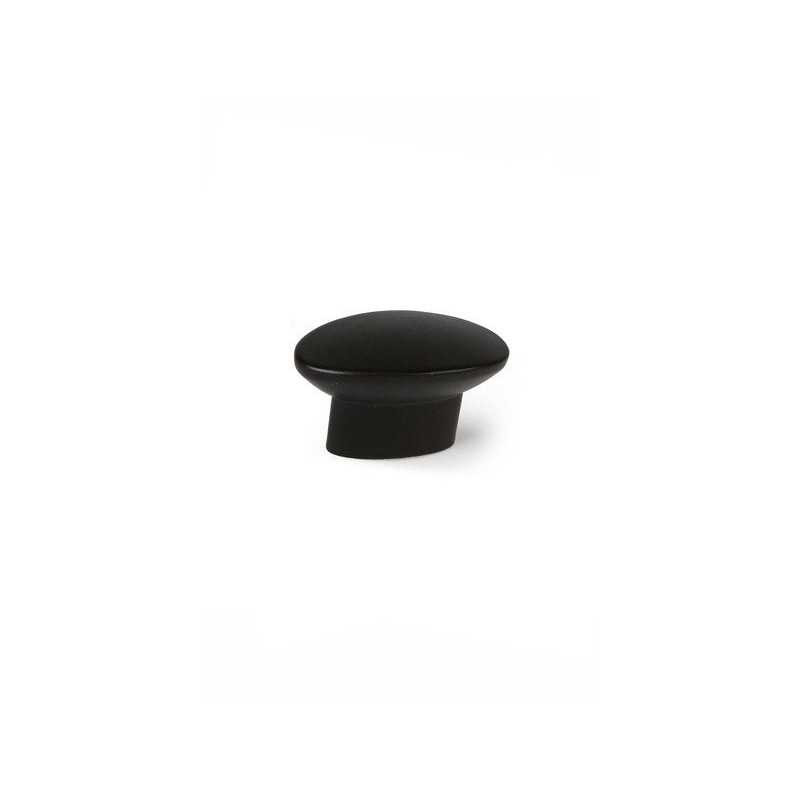  Lot de 4 boutons de meuble ovale zamak peint h 24 x l 41 x p 19 mm REI - Sanifer Tamatave