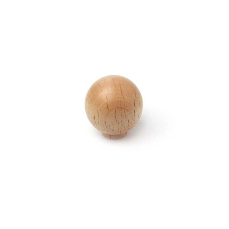  Lot de 6 boutons de meuble boule hãªtre bois h 32 x l 29 x p 29 mm REI - Sanifer Tamatave