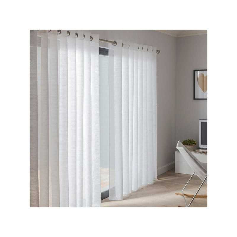  Voilage tamisant lola blanc l 300 x h 240 cm Sans marque - Sanifer Tamatave