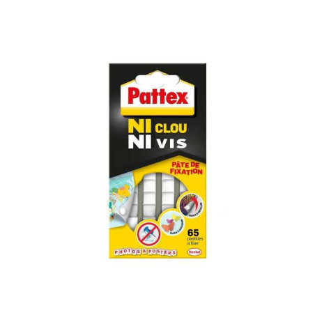  Lot de 65 pastilles adhésives pattex ni clou ni vis PATTEX - Sanifer Tamatave