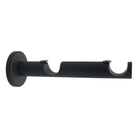  Lot de 2 supports doubles 20 mm noir mat  Inspire INSPIRE - Sanifer Tamatave