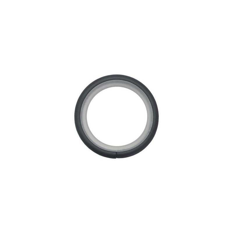  Anneaux de tringle à rideau 20 mm en acier noir INSPIRE - Sanifer Tamatave