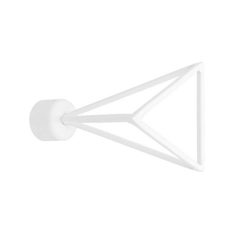  Lot de 2 embouts blanc mat pour tringle à rideau diamètre 20 mm INSPIRE - Sanifer Tamatave