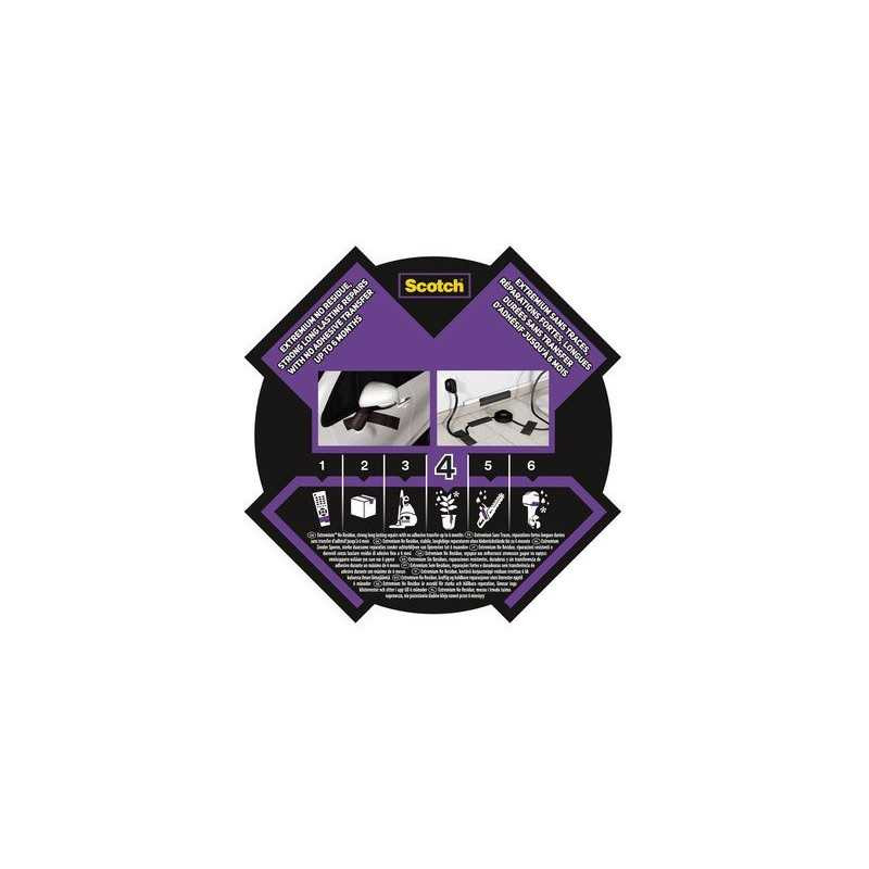  Adhésif de réparation scotch no residue extremium une face l 18 m x l 48 mm gri SCOTCH - Sanifer Tamatave