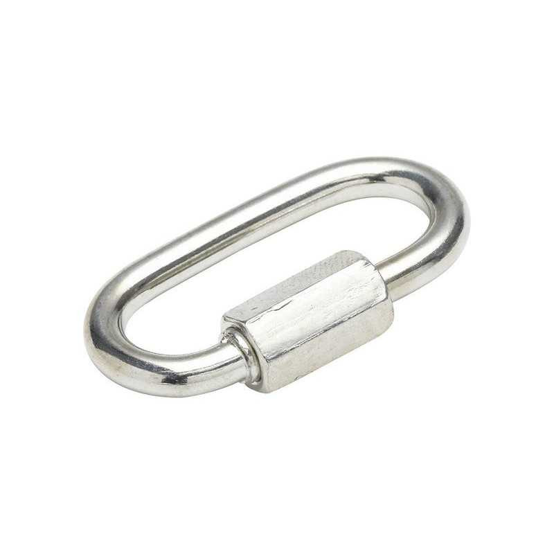  Lot de 2 maillons rapides acier zingué l.40 x l.20 x ep.4 mm Standers STANDERS - Sanifer Tamatave