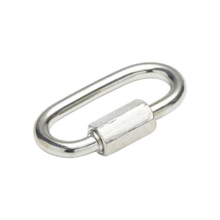  Lot de 2 maillons rapides acier zingué l.40 x l.20 x ep.4 mm Standers STANDERS - Sanifer Tamatave