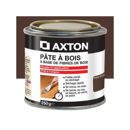  Pâte à bois chaîne foncé 250 g AXTON - Sanifer Tamatave