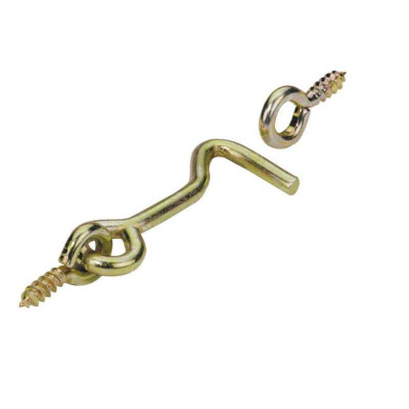  Lot de 2 crochets de contrevent acier l.102 x l.23 mm Hettich HETTICH - Sanifer Tamatave