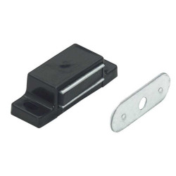  Lot de 4 loqueteaux magnétiques plastique l.14.5 x l.45.3 mm Hettich HETTICH - Sanifer Tamatave