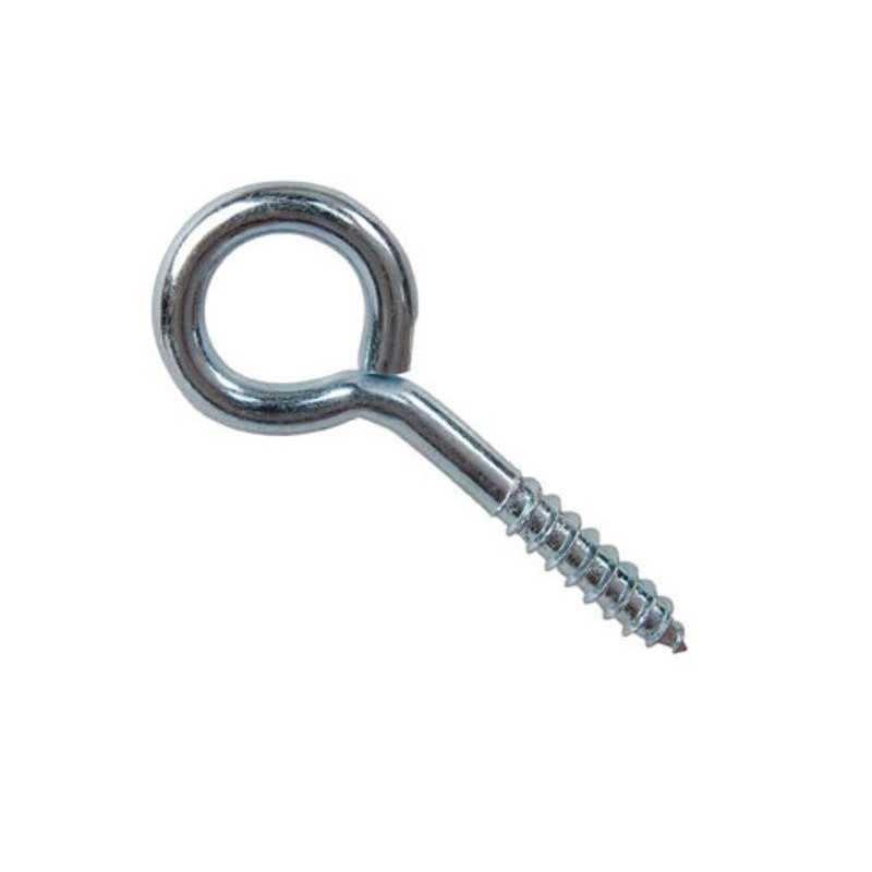  Lot de 6 pitons à visser acier zingué diamètre 4 x l.30 mm  Standers STANDERS - Sanifer Tamatave