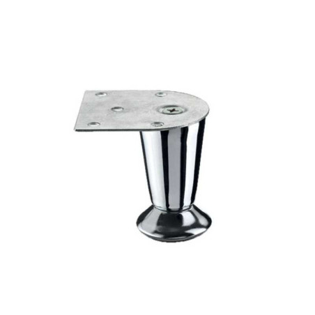  Pied de meuble cylindrique fixe en acier chromé gris HETTICH - Sanifer Tamatave