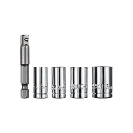  Lot de 4 adaptateurs en acier chrome pro pour clé à douille Dexter DEXTER PRO - Sanifer Tamatave