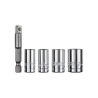 Lot de 4 adaptateurs en acier chrome pro pour clé à douille Dexter DEXTER PRO - Sanifer Tamatave
