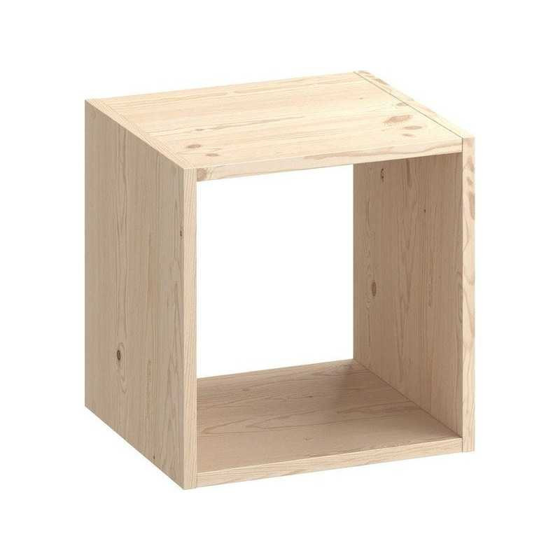 1 Etagère 1 case PACEO KUB PIN h 36 1 x l 36 x p 31 7 cm - Sanifer Tamatave