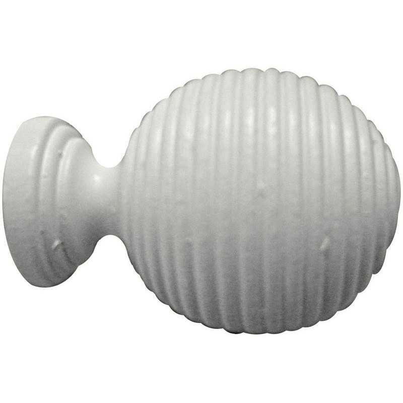  Embout strié  blanc satiné diamètre 28 mm Inspire INSPIRE - Sanifer Tamatave