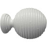  Embout strié  blanc satiné diamètre 28 mm Inspire INSPIRE - Sanifer Tamatave