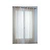 Voilage tamisant rio naturel l 140 x h 240 cm Sans marque - Sanifer Tamatave