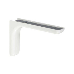  Equerre léonard acier plastifié blanc h 8 x p 11 7 cm Sans marque - Sanifer Tamatave