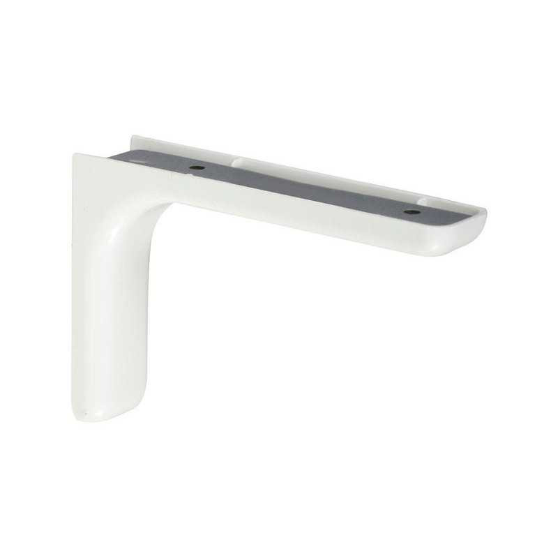  Equerre léonard acier plastifié blanc h 8 x p 11 7 cm Sans marque - Sanifer Tamatave