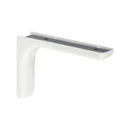  Equerre léonard acier plastifié blanc h 8 x p 11 7 cm Sans marque - Sanifer Tamatave