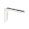  Equerre léonard acier plastifié blanc h 8 x p 11 7 cm Sans marque - Sanifer Tamatave